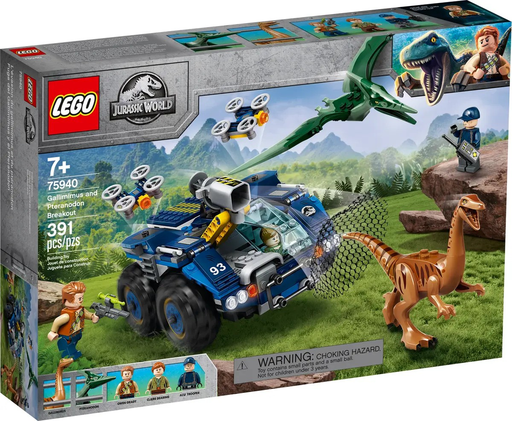 JW 75940 Gallimimus &amp; Pteranodon Breakout