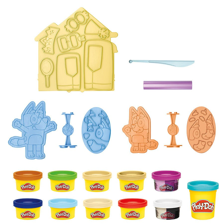 Play-Doh Bluey Make n Mash Costumes Playset