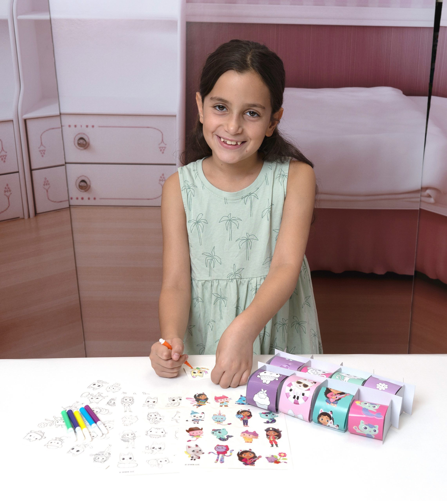 Gabby's Dollhouse Tattoos &amp; Sticker Set