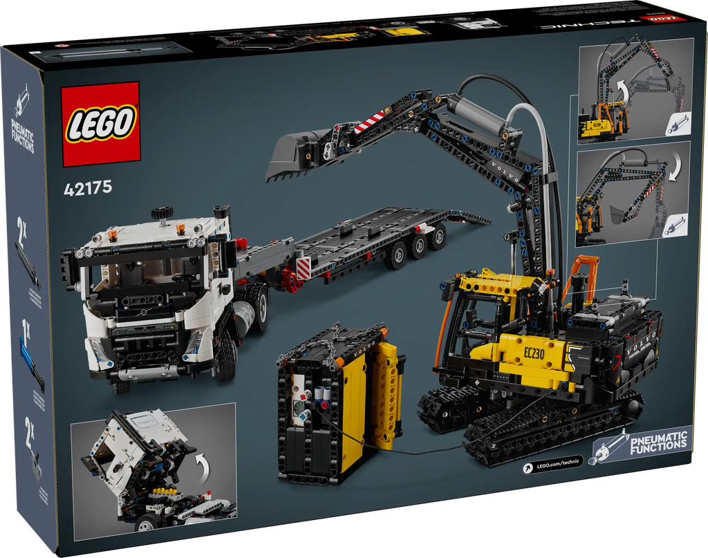 LEGO 42175 Technic Volvo FMX Truck &amp; EC230 Electric Excavator