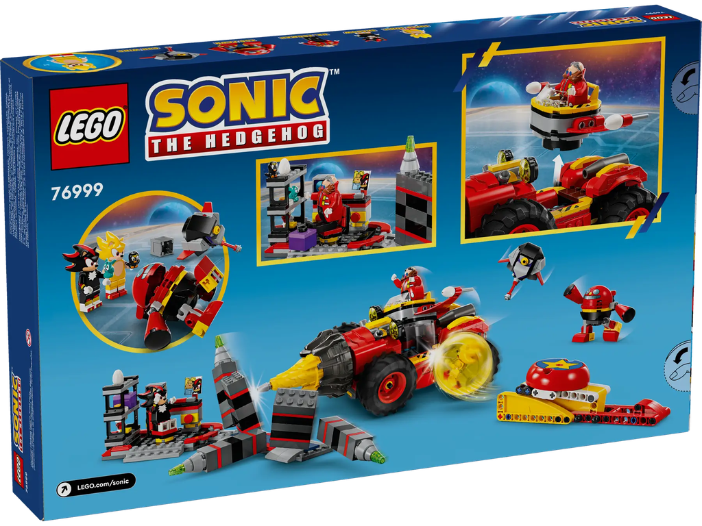 LEGO 76999 Sonic The Hedgehog Super Sonic vs. Egg Drillster