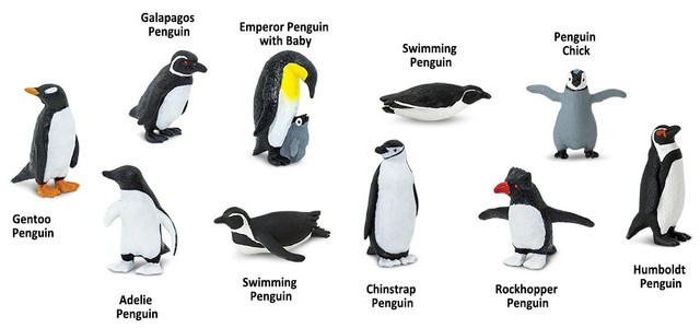 Safari Ltd Penguin Toobs