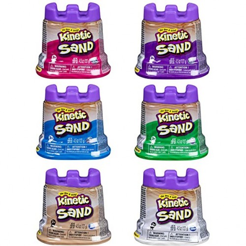 4 X Original Kinetic Sand 4.5 oz Single Containers Bundle (Colors May Vary)_3