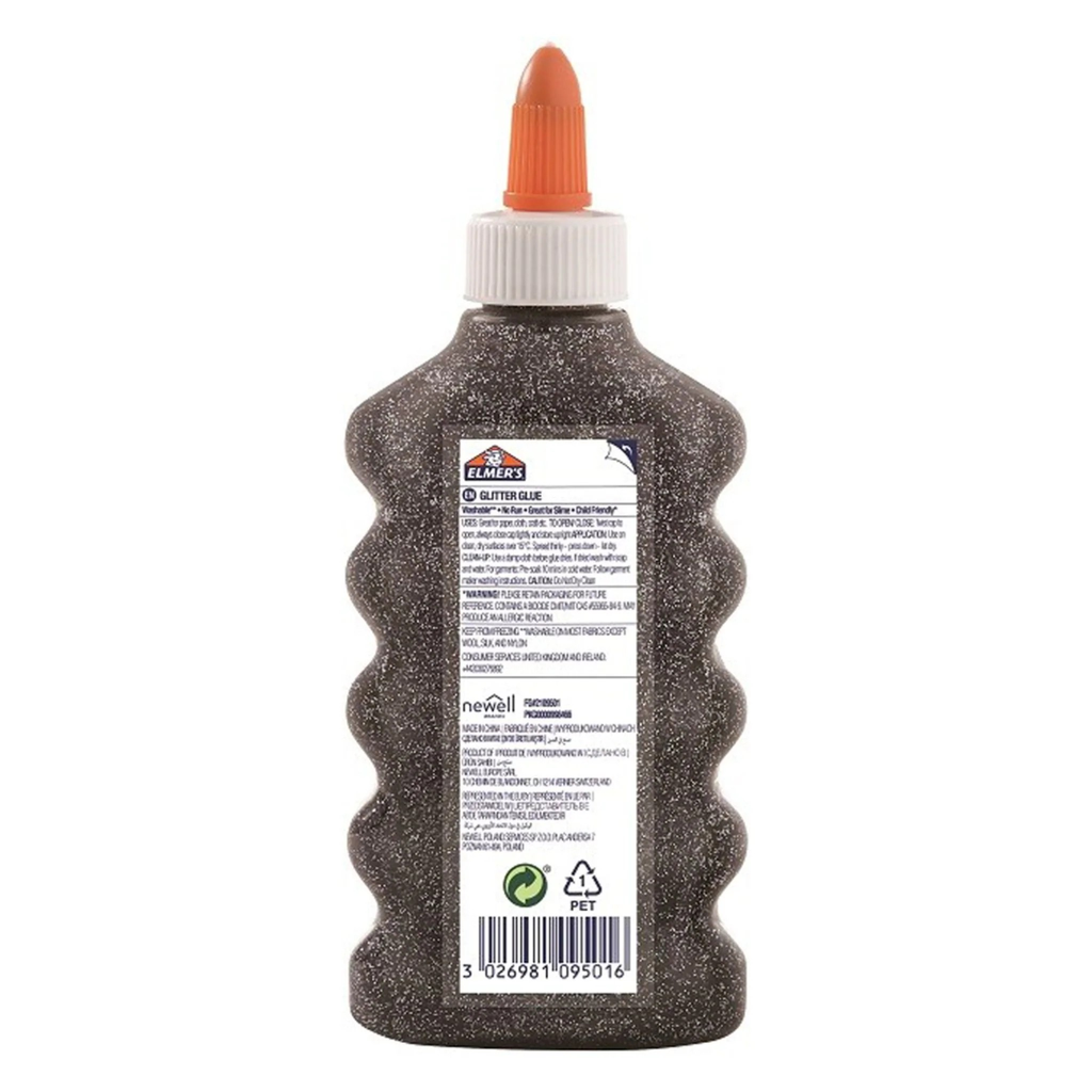 Elmers Glitter Glue Black