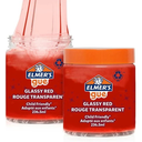 Elmers Glassy Red Gue Premade Slime