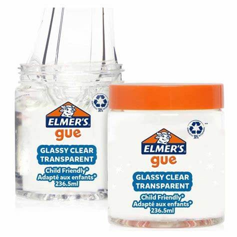 Elmers Glassy Clear GUE Premade Slime