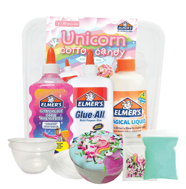 Elmers Cotton Candy Unicorn DIY Slime Kit