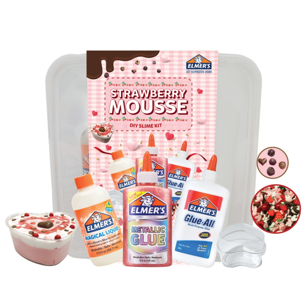 Elmers Strawberry Mousse Slime DIY Kit