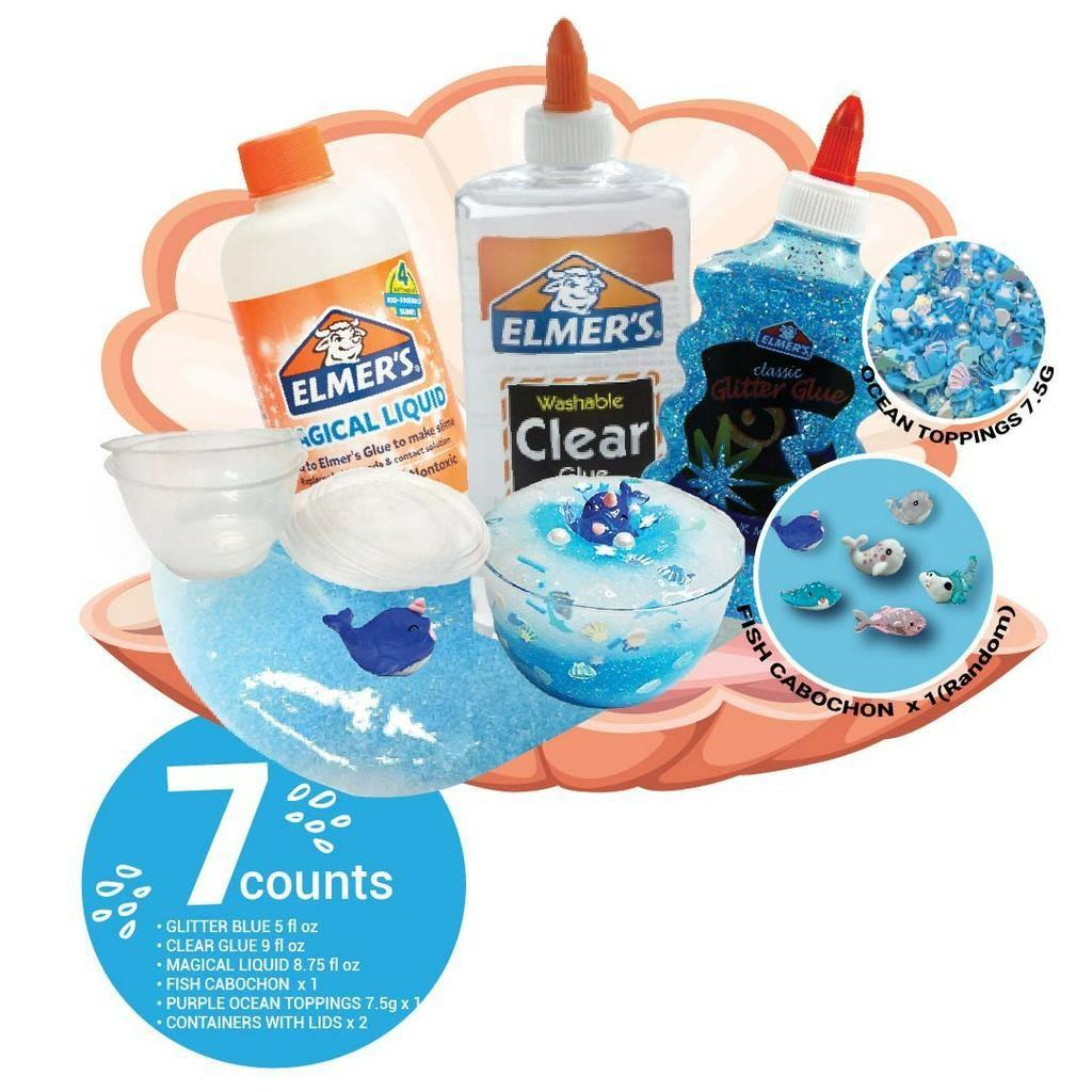 Elmers Ocean Wonderland Blue Waters Slime Kit