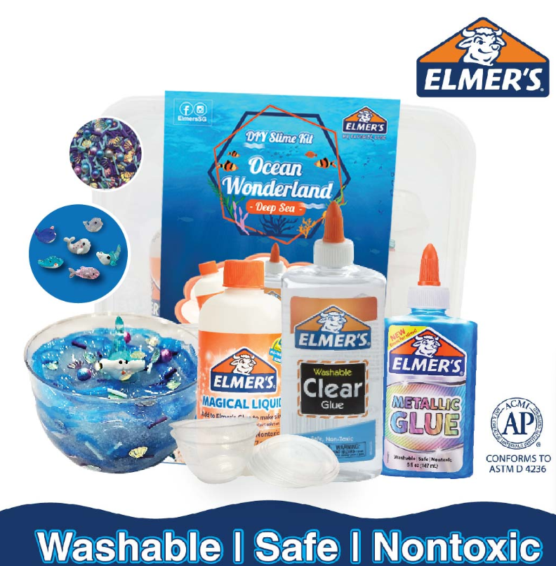 Elmers Ocean Wonderland Deep Sea Slime DIY