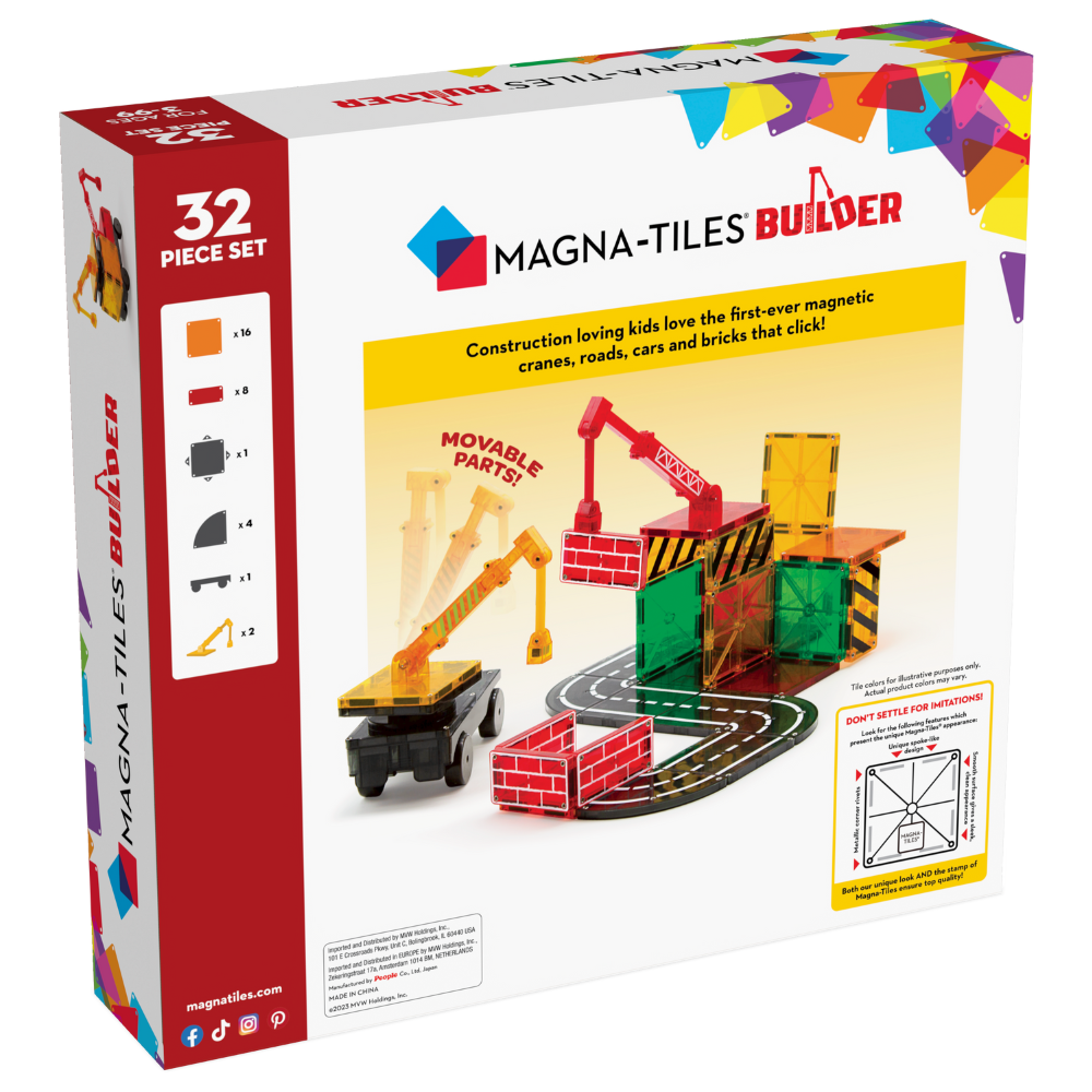 Magna Tiles Builder 32 Pc Set