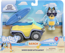 BLUEY Figure n Vehicle Pck Beach Quad With Bandit