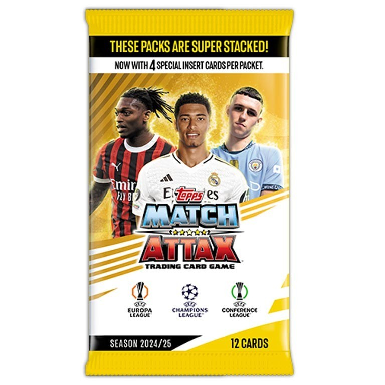 TOPPS Match Attax UCL 2024/2025 Starter Pack + 5 Boosters Bundle