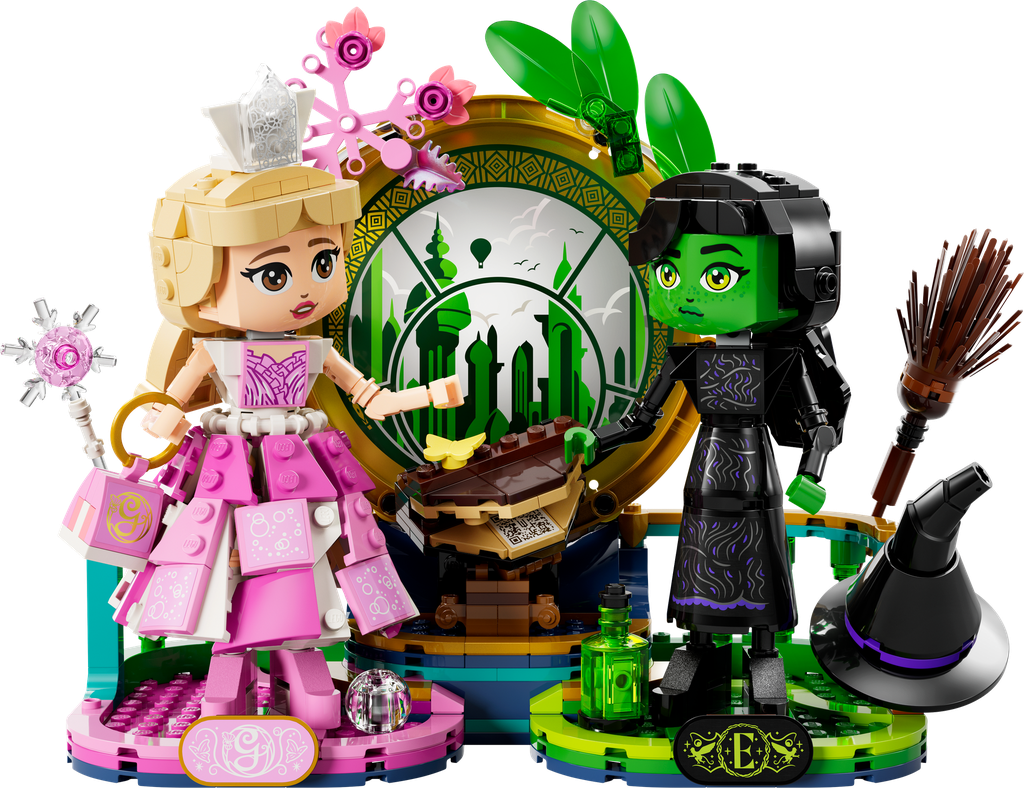 LEGO Wicked 75682 Elphaba &amp; Glinda Figures