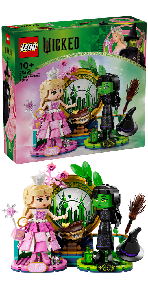 LEGO Wicked 75682 Elphaba &amp; Glinda Figures