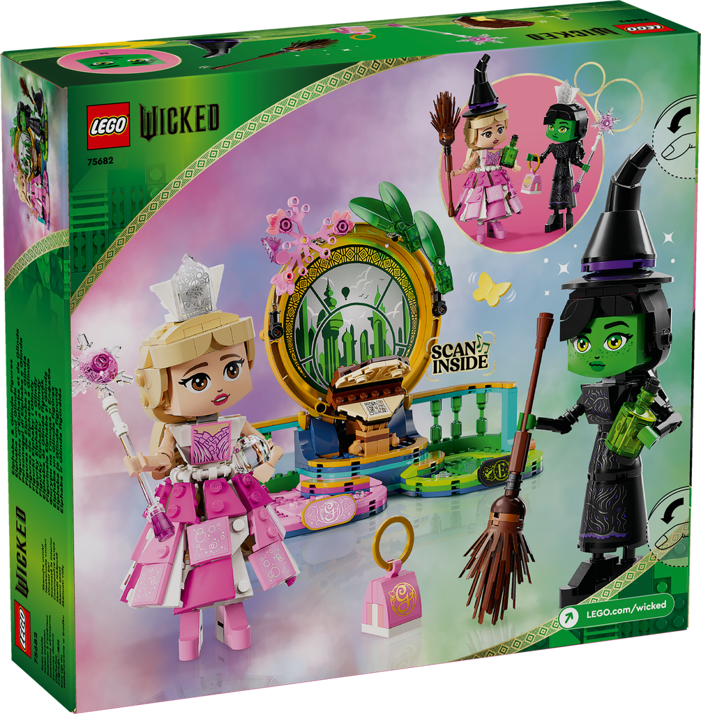 LEGO Wicked 75682 Elphaba &amp; Glinda Figures