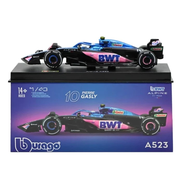 Burago 1:43 F1 Alpine A523 #10 Pierre Gasly