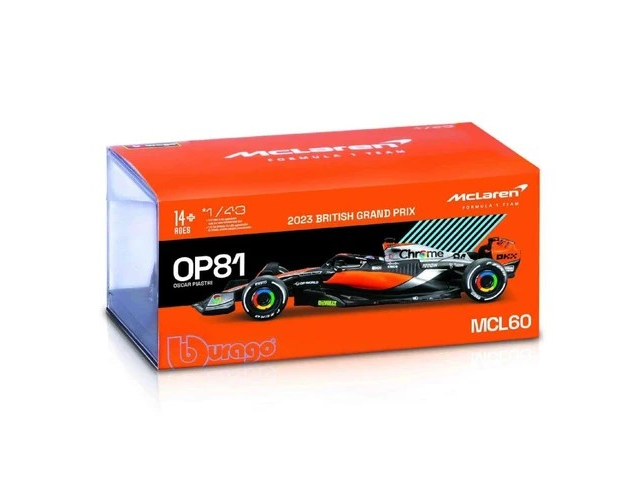 Burago 1:43 McLaren MCL60 F1 2023 #4 Lando Norris