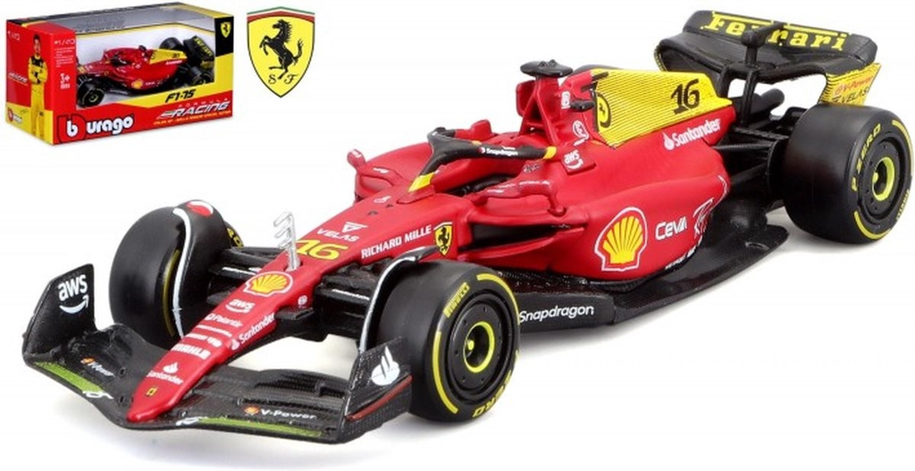 Burago 1:43 Ferrari Racing F1-75 2022 #16 Charles Leclerc