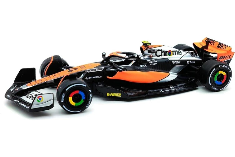 Bburago 1:43 Mclaren 2023 MCL60 F1 #4 Lando Norris