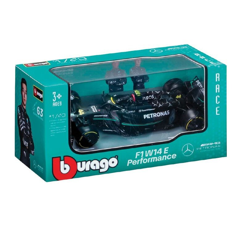 Bburago1:43 2023 F1 Mercedes W 14E #44 Lewis Hamilton