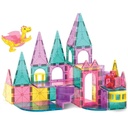 Magna Tiles Castle DLX + MicroMags Building Set