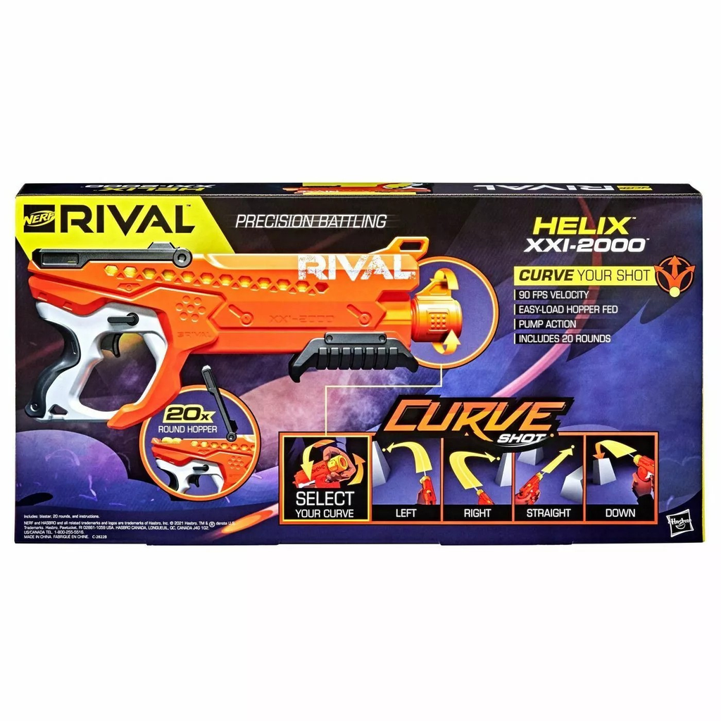 NERF Rival Curve HELIX XXI2000