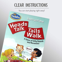 ThinkFun Heads Talk, Tails Walk Game