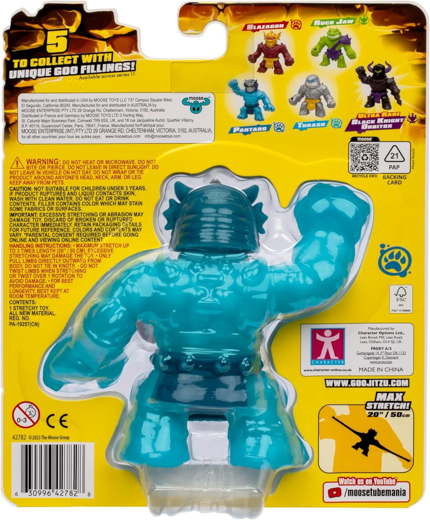 Heroes of Goo Jit Zu Stretch Strikers Hero Pack- Squishy Pantaro