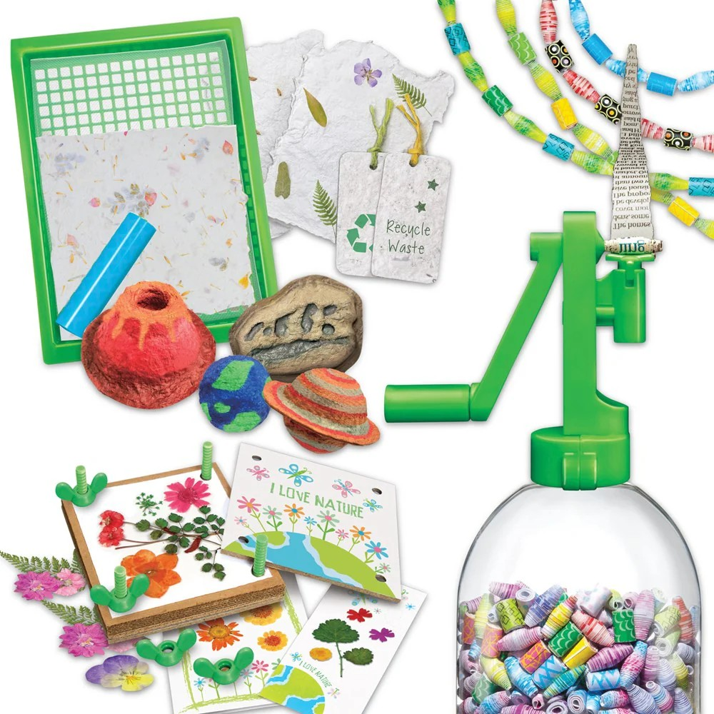 4M STEAM Education Green Paper Craft Kit