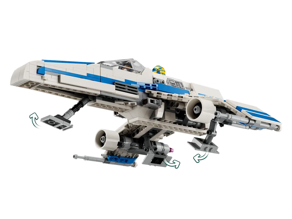 LEGO 75364 Starwars New Republic E-Wing vs. Shin Hati’s Starfighter