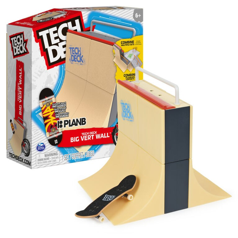 Tech Deck Big Vert Wall X-Connect Park Creator Ramp Set