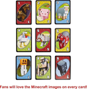 UNO Minecraft Tin Card Game