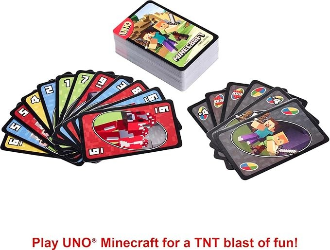 UNO Minecraft Tin Card Game