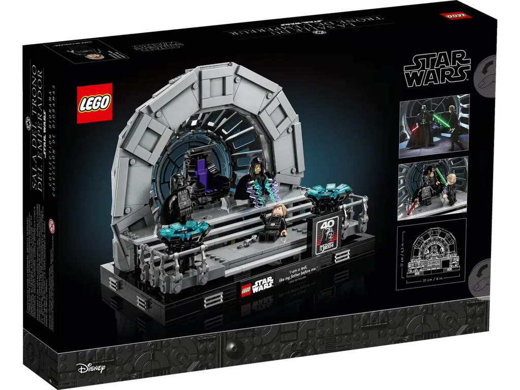 LEGO 75352 Starwars Emperor's Throne Room Diorama