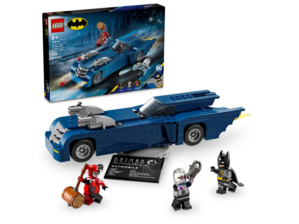 LEGO 76274 Batman with the Batmobile vs. Harley Quinn n Mr Freeze