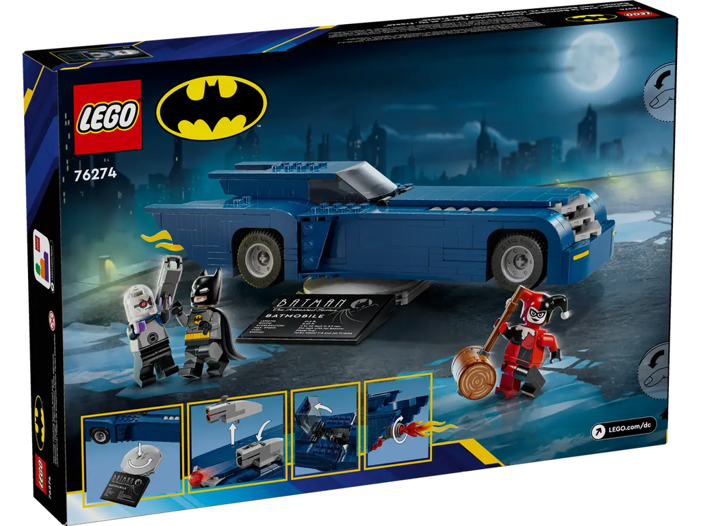 LEGO 76274 Batman with the Batmobile vs. Harley Quinn n Mr Freeze