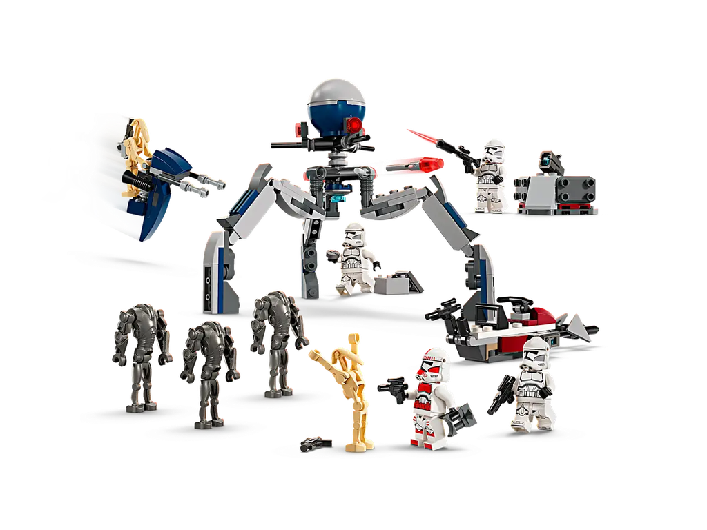 LEGO 75372 Starwars Clone Trooper and Battle Droid Battle Pack