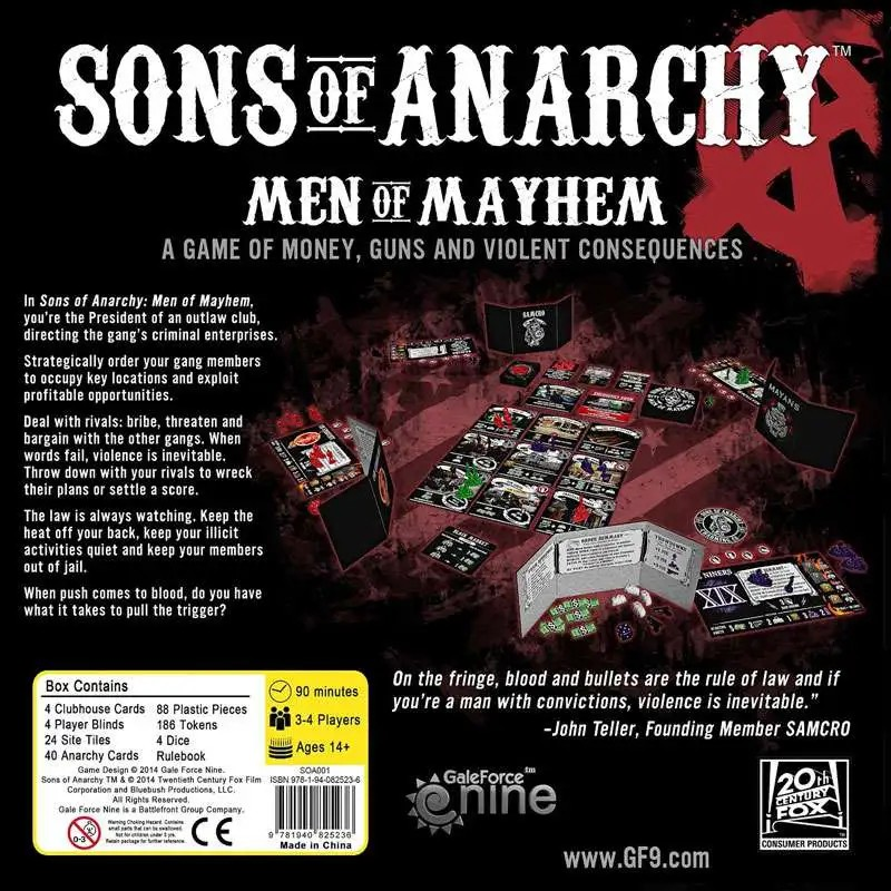 Sons of Anarchy Men of Mayhem