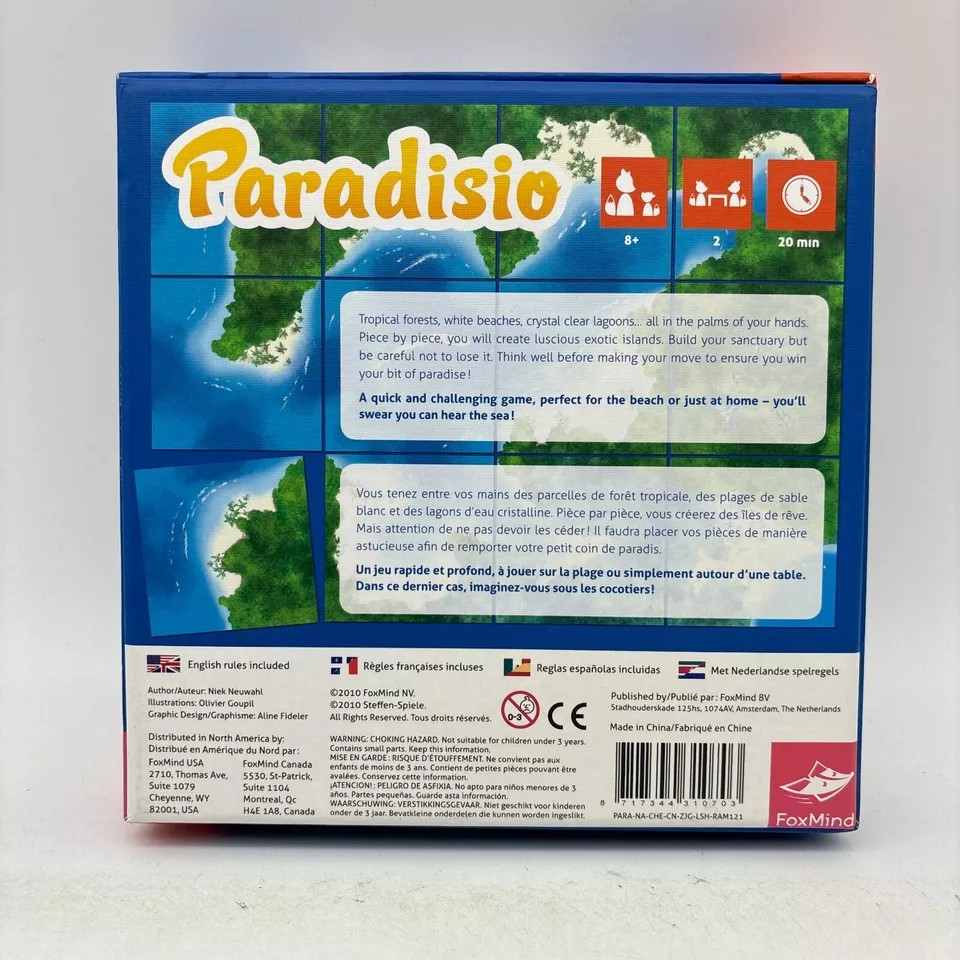 Paradisio Board Game