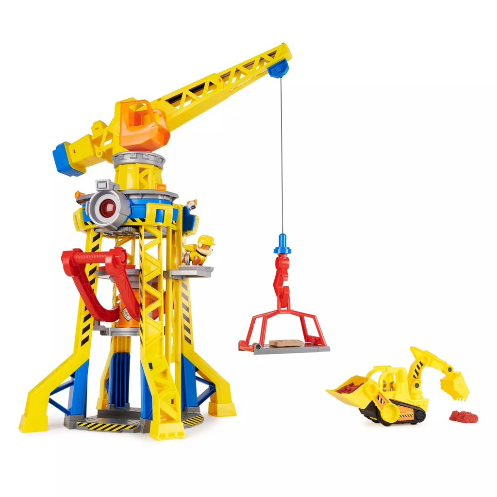 Paw Patrol Rubble &amp; Crew Bark Yard Crane Tower