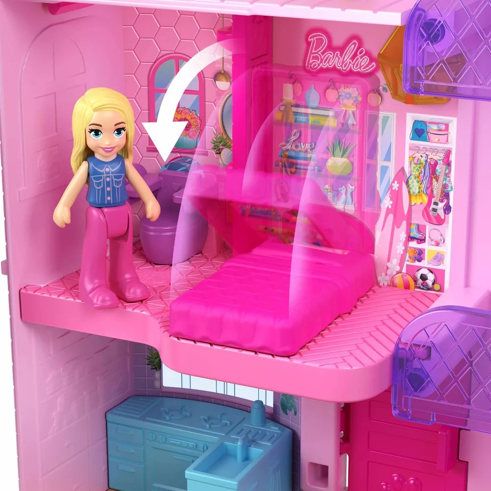 Polly Pocket Barbie Dreamhouse Compact Playset