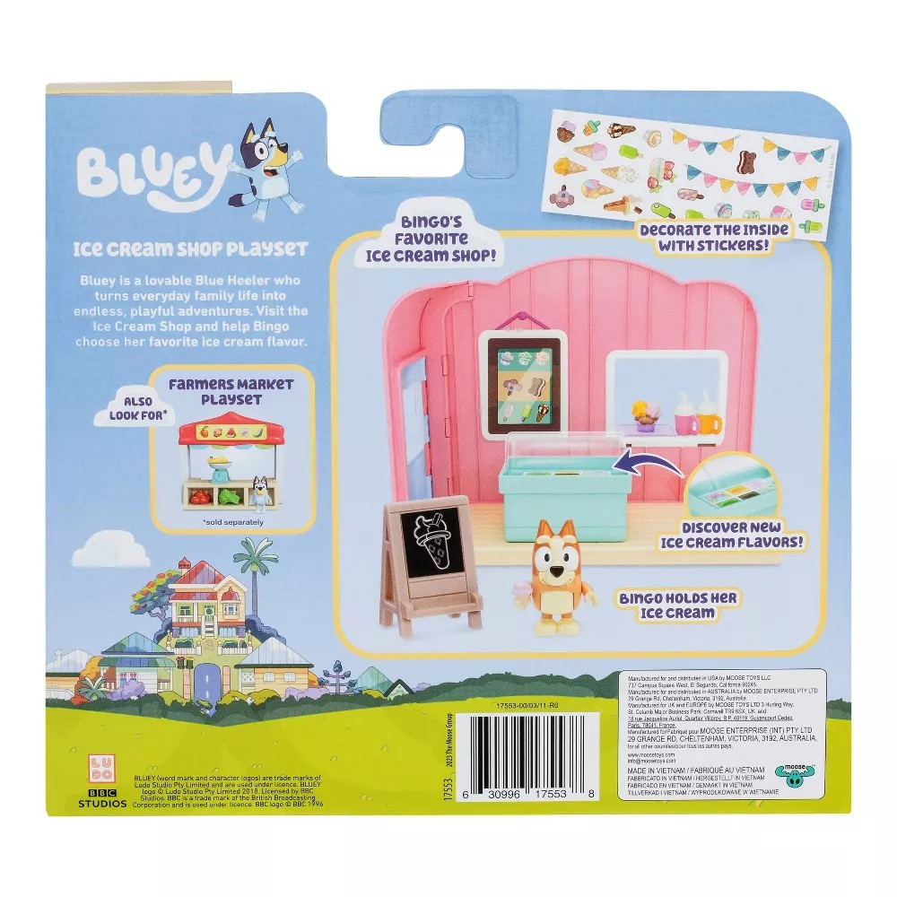 Bluey Ice Cream Shop Playset