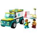 LEGO 60403 City Emergency Ambulance and Snowboarder