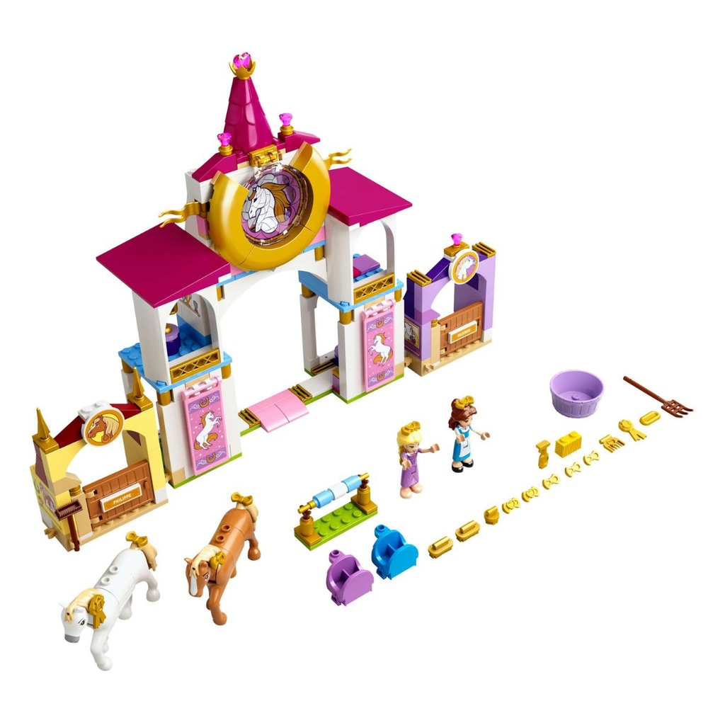 LEGO 43195 Disney Belle and Rapunzel Royal Stables