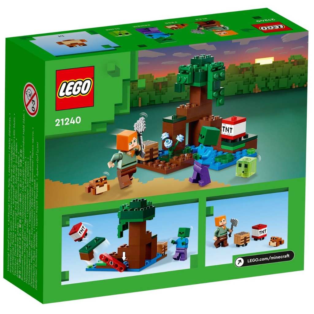 LEGO Minecraft 21240 The Swamp Adventure