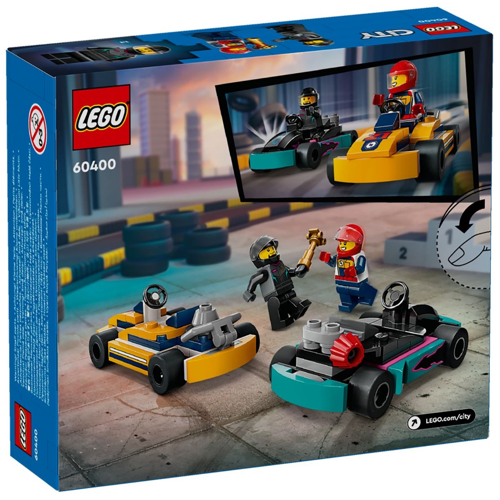 LEGO 60400 City Go Karts and Race Drivers