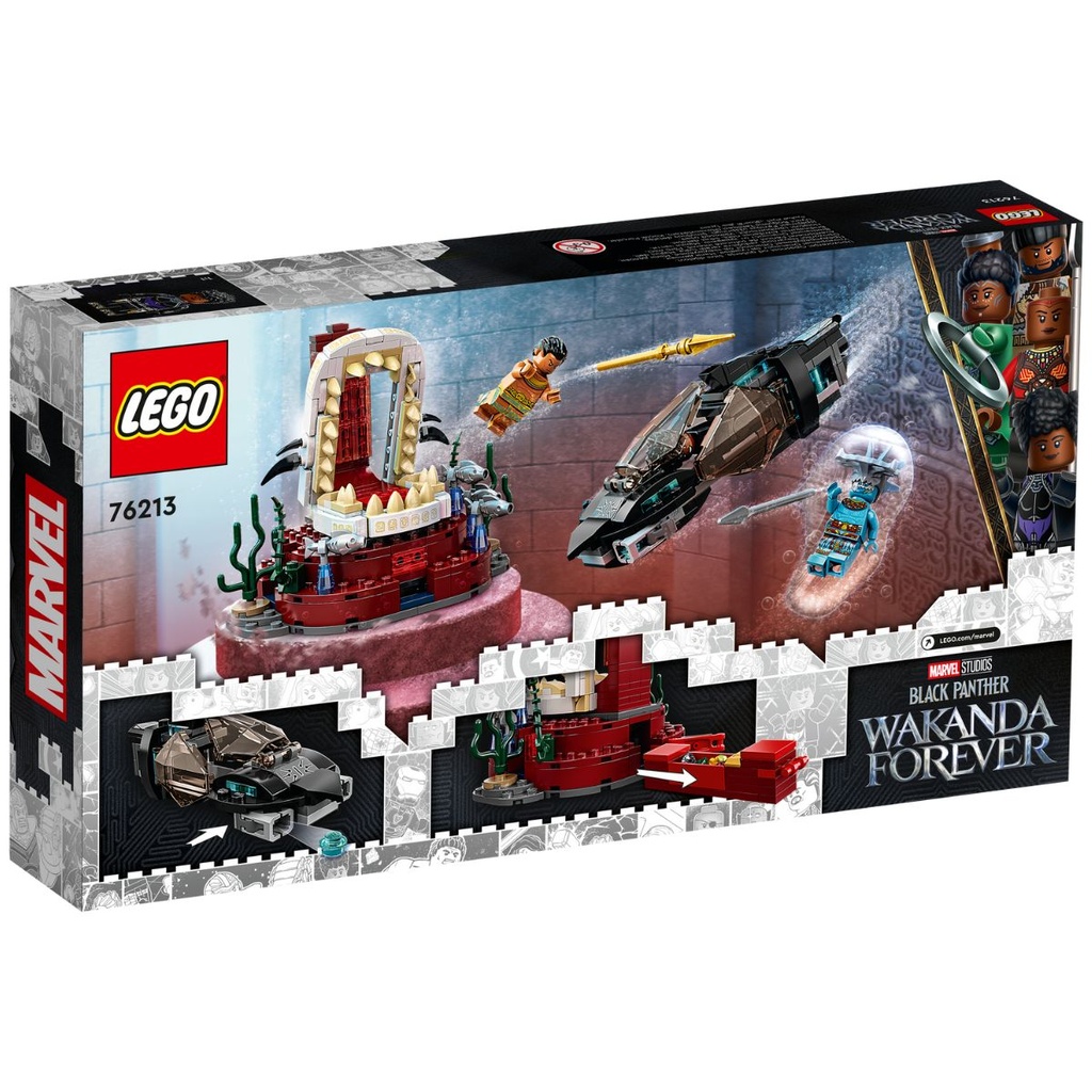 LEGO 76213 Black Panther King Namor Throne Room