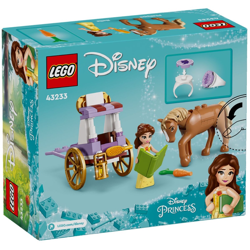 LEGO 43233 Disney Princess Belle's Storytime Horse Carriage