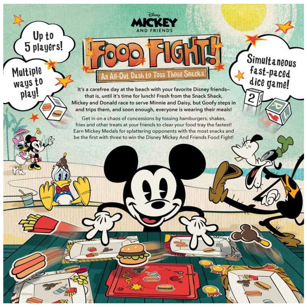 Disney Mickey and Friends Food Fight Board Game